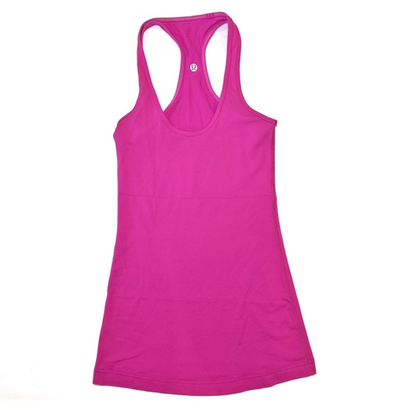 Lululemon Cool Racerback Pink Paradise Sz 4 - Picture 1 of 9